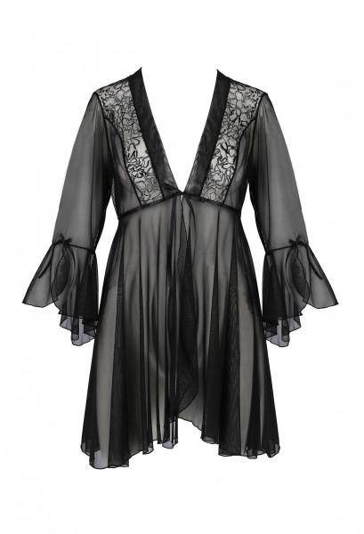 PE ECO Primula peignoir black XXL/XXXL