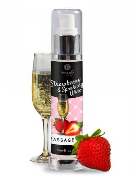 Massageöl Erdbeere und Sekt 3682 - 50 ml