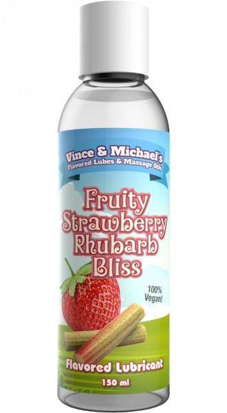 Gleitmittel Flavoured Rhabarber Bliss Fruity Strawberry 150 ml