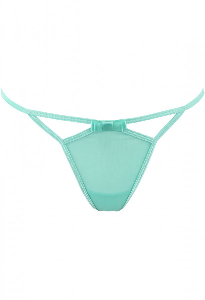 V-9929 babydoll & string sea green L
