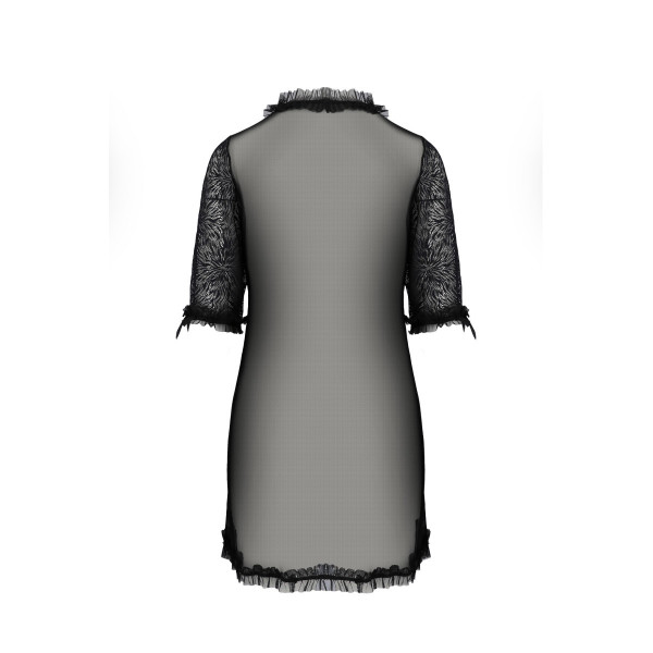 PE ECO Selaginella peignoir black XXL/XXXL