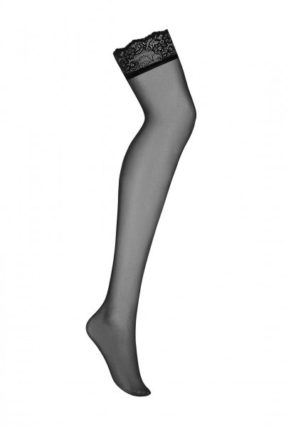 OB Amallie stockings black Size Plus XXL