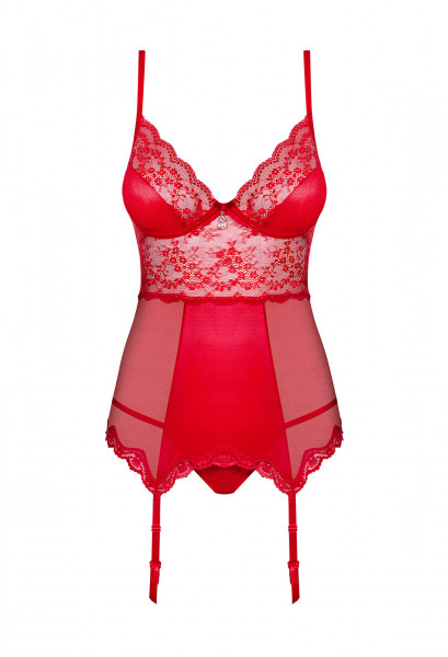 OB Lovica corset & thong red S/M
