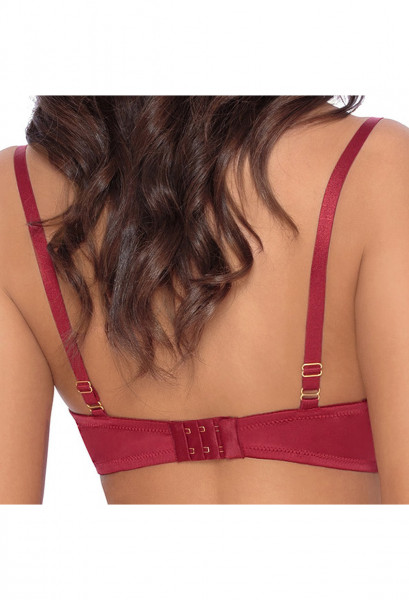 RZ Mehendi push-up bra claret 75B