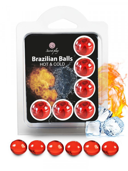 6 Brasilianische Kugeln "Cold Hot Effekt" 3629-1