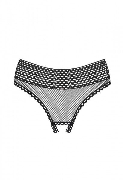 OB Strapelie crotchless panties black L/XL