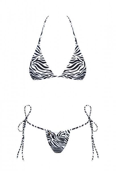 OB Carribella bikini black-white O/S