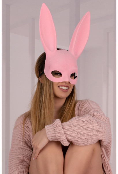 LC Kohu Rabbit mask MJ009 pink O/S