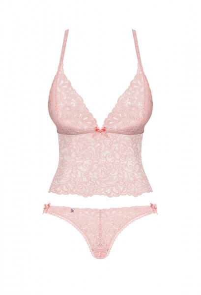 OB Delicanta top & panties pink L/XL