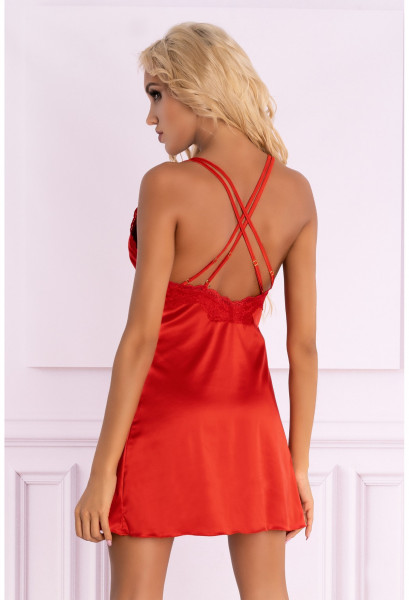LC Landim chemise & thong red S/M