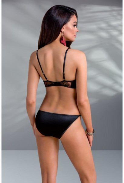 CA Mirella 2 pcs set with open bra black XXL/XXXL