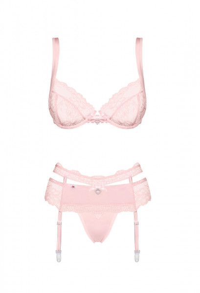 OB Heartina 3pcs set pink L/XL