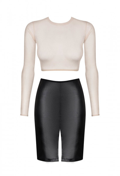 OB Bossy costume black-white L/XL
