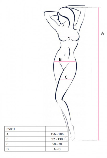 PE Bodystocking BS048 schwarz S/L