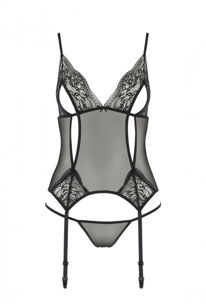 AV Vendi corset & thong black S/M