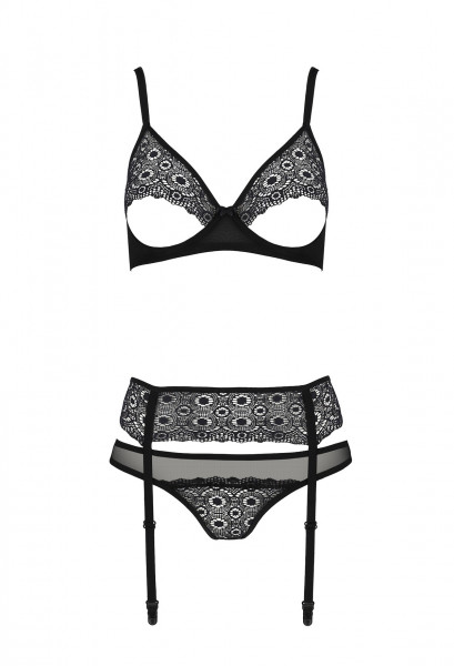 PE ECO Zinnia 3pcs set black L/XL