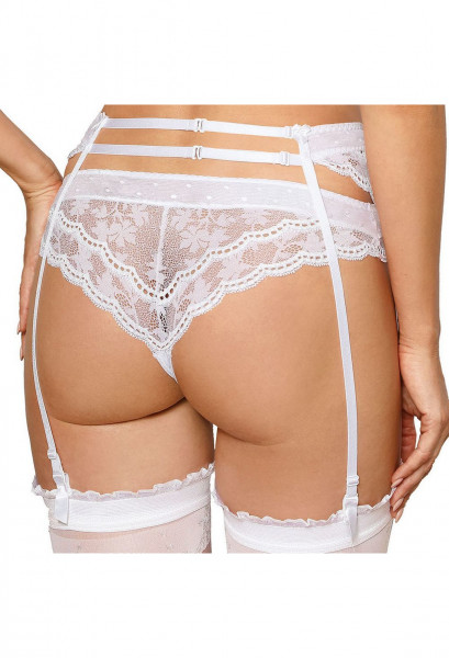 RZ LaGerta garter belt white L/XL