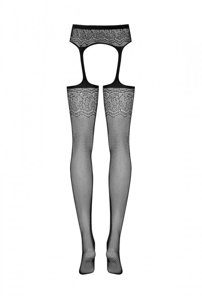 OB Garter stockings S207 black XL/XXL